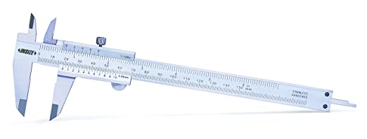 Vernier caliper without fine adjustment