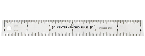 Center Finding Ruler